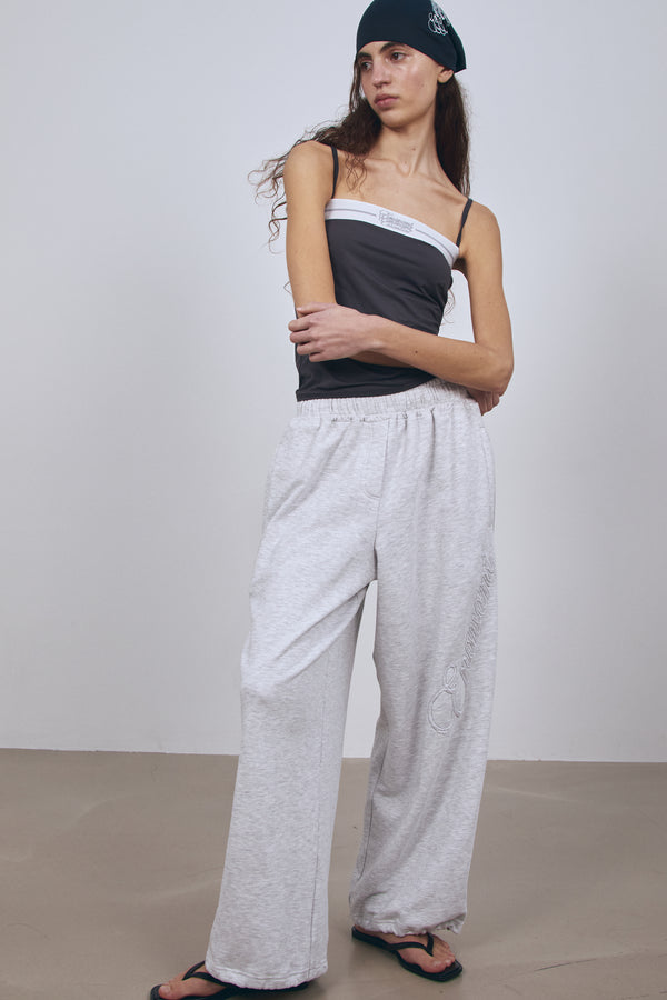 Enavant 2-WAY JOGGER SWEATPANT in the color Melange Gray