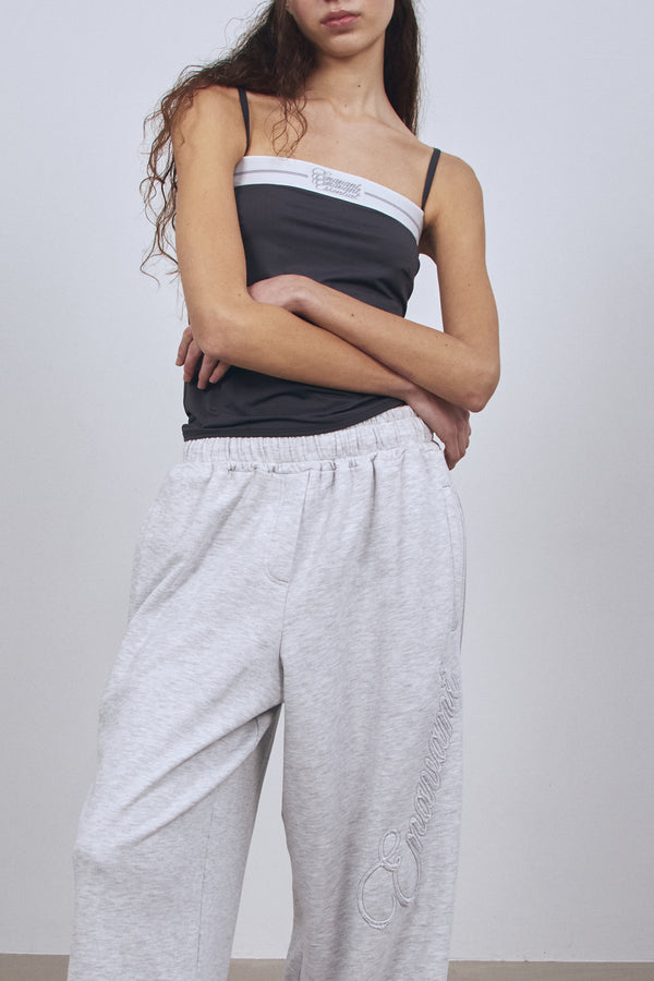 Enavant 2-WAY JOGGER SWEATPANT in the color Melange Gray