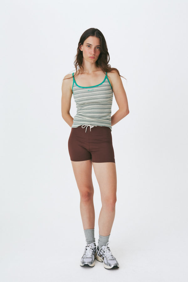 Enavant Biker short in the color Brown