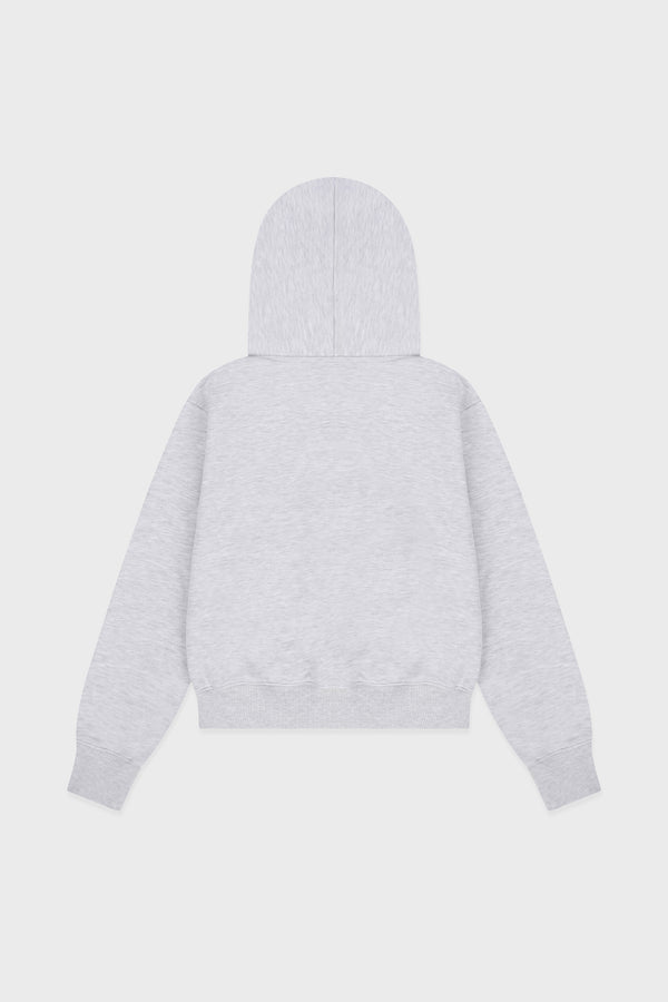 Enavant COTTON EMBROIDERED HOODIE in the color Melange Gray