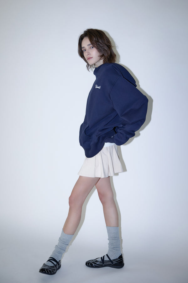 Enavant DYLAN PLEATED SKIRT in the color Coconut Beige
