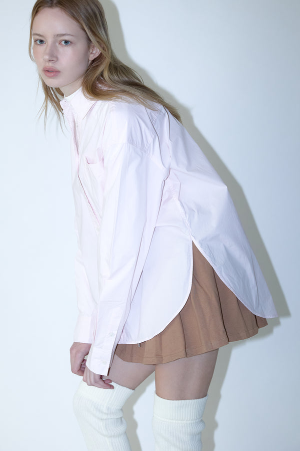 Enavant DYLAN PLEATED SKIRT in the color Tan