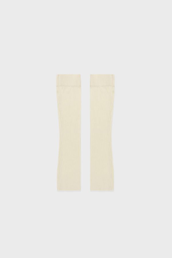 Enavant KNEE-HIGH LEG WARMER in the color Ivory