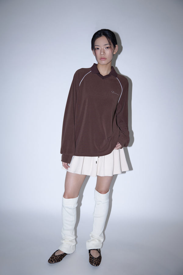 Enavant KNEE-HIGH LEG WARMER in the color Ivory