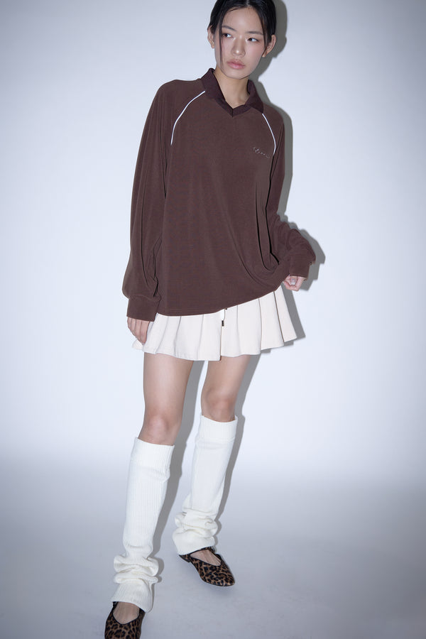 Enavant KNEE-HIGH LEG WARMER in the color Ivory