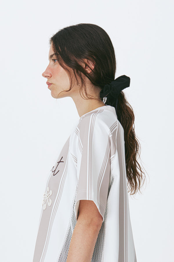 Enavant Lace double scrunchie in the color Black