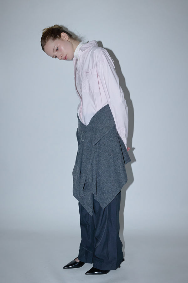 Enavant MULTI-WAY WRAP WARMER in the color Charcoal
