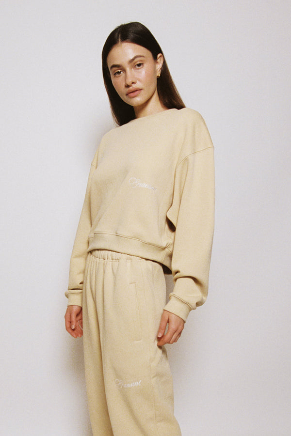 Enavant PEYTON SWEATSHIRT in the color Butter