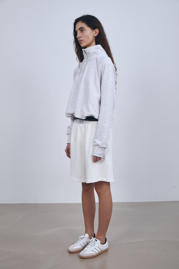 Enavant BERMUDA MIDI PANT in the color White