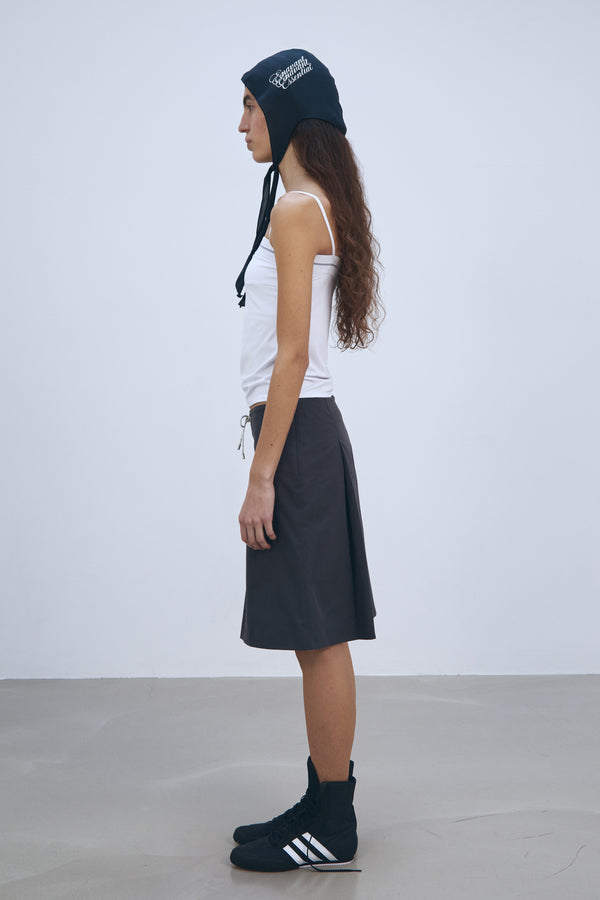 Enavant BANDED TANK TOP in the color White