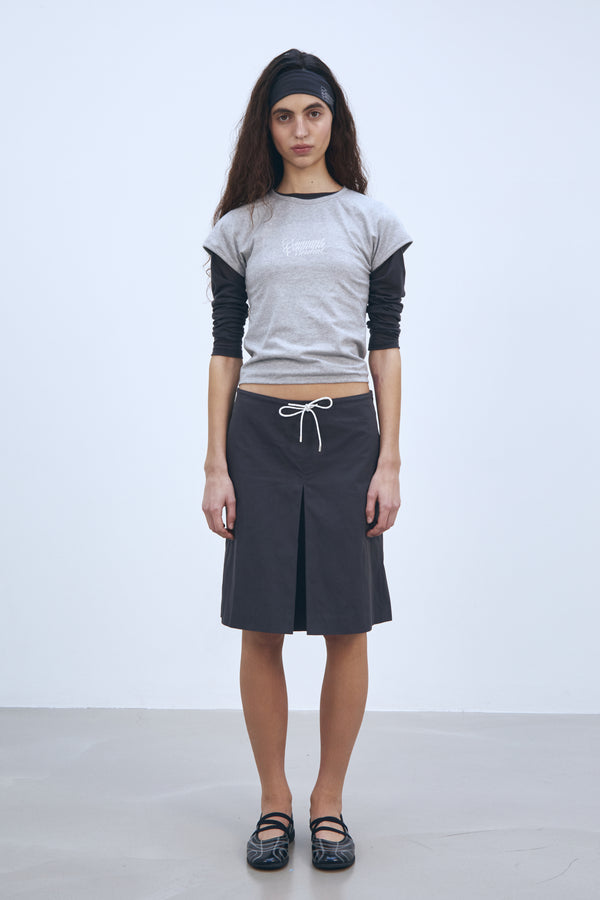 Enavant RINGER T-SHIRT in the color Melange Gray