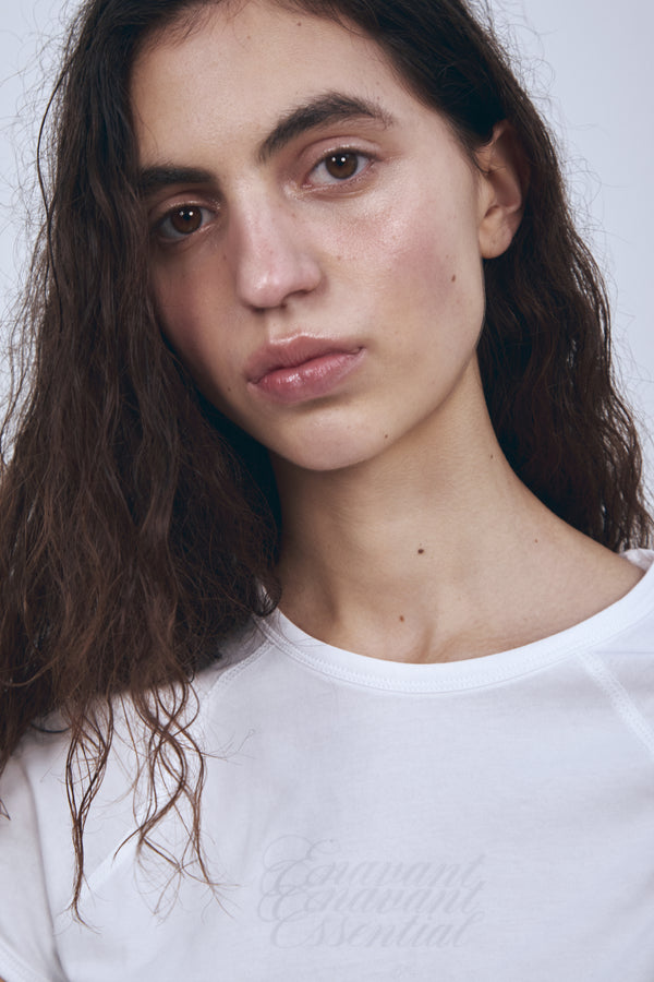 Enavant RINGER T-SHIRT in the color White