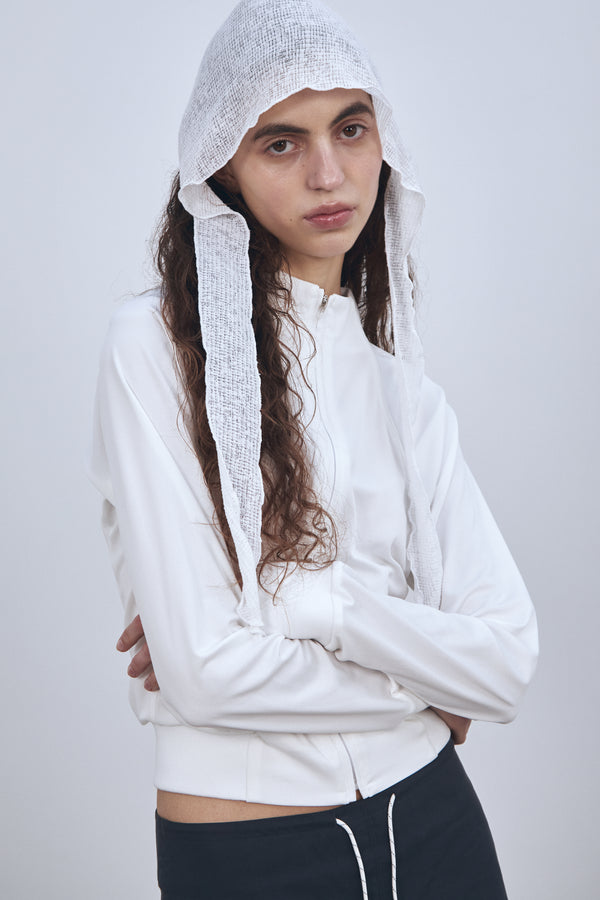 Enavant SLIM ZIP-UP in the color White