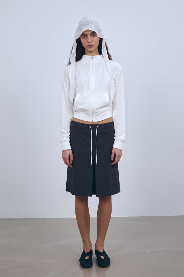 Enavant SLIM ZIP-UP in the color White
