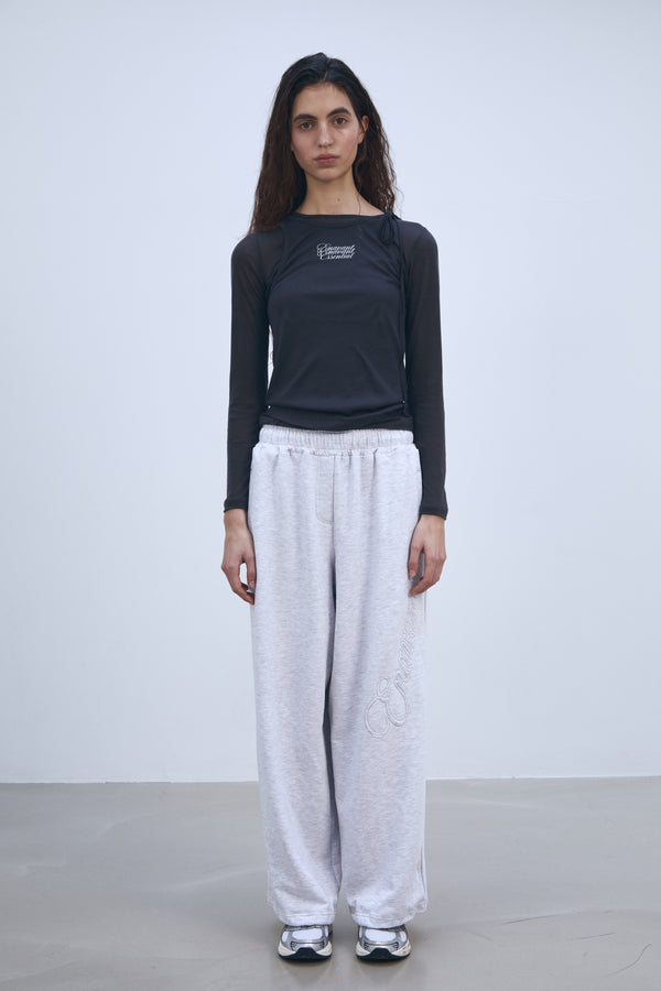 Enavant TIE TANK TOP in the color Charcoal