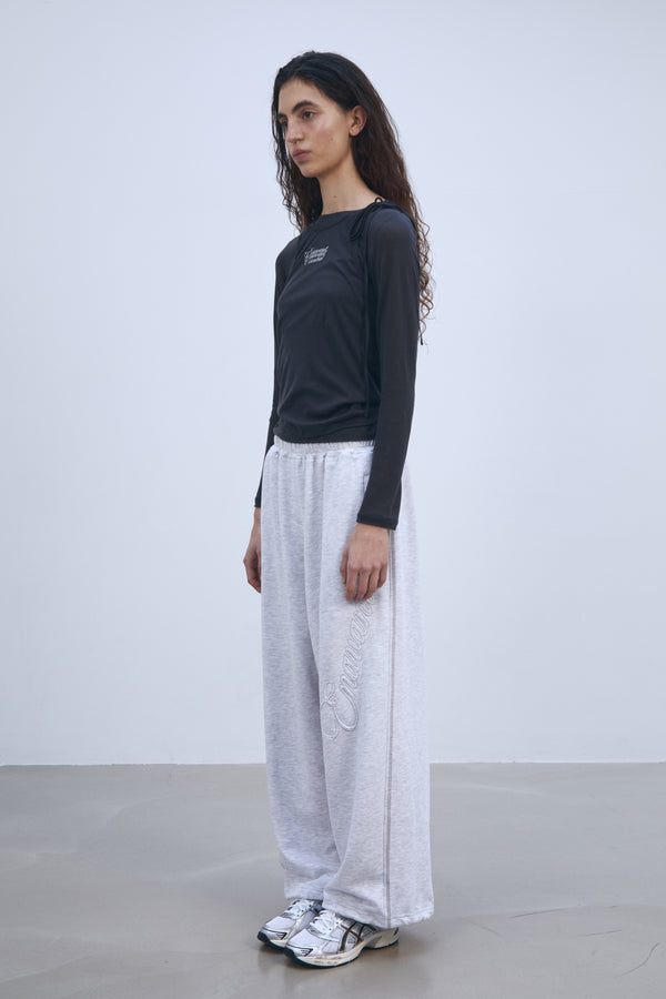 Enavant TIE TANK TOP in the color Charcoal