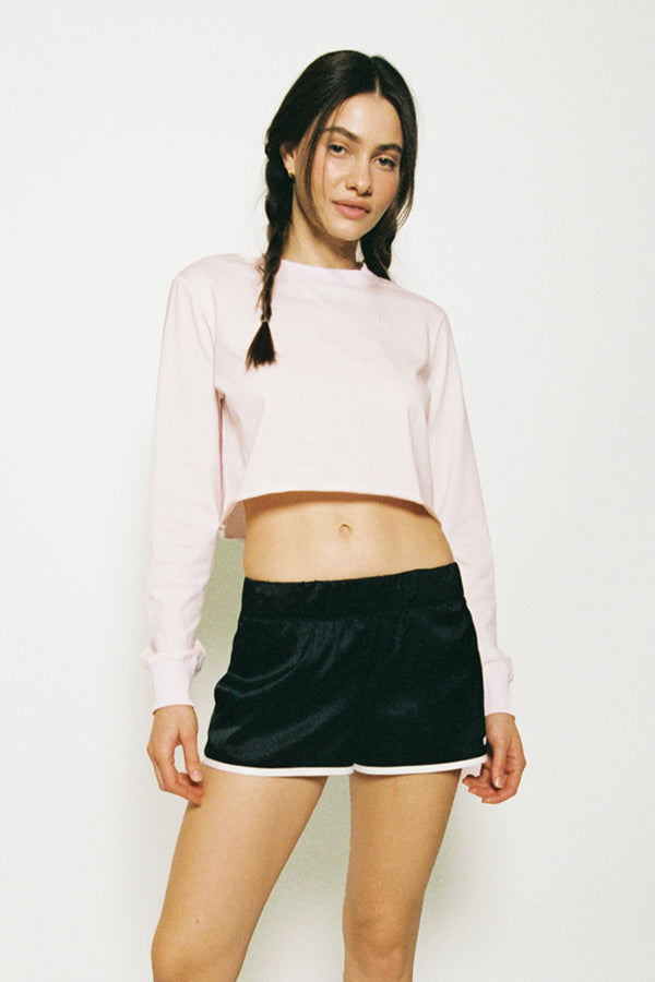 Enavant AVERY CROPPED TOP in the color BabyPink