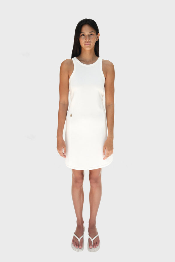 Enavant KAIA MINI DRESS in the color White