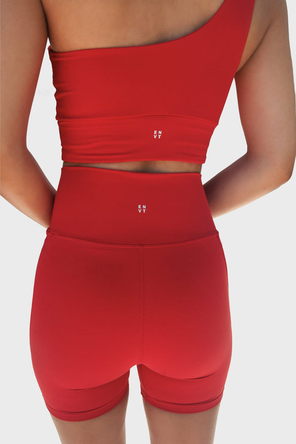 Enavant LANA BIKER SHORT 2.0 in the color Red