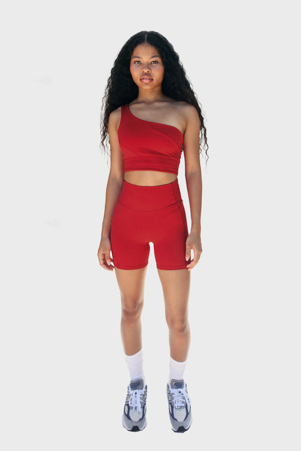 Enavant LANA BIKER SHORT 2.0 in the color Red