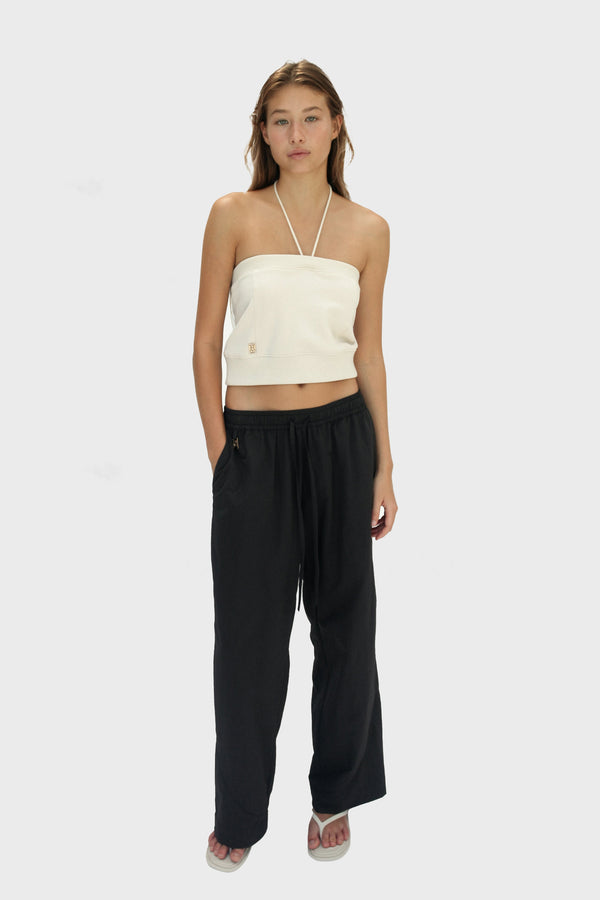 Enavant MURPHY WIDE LEG PANT in the color Dark Gray