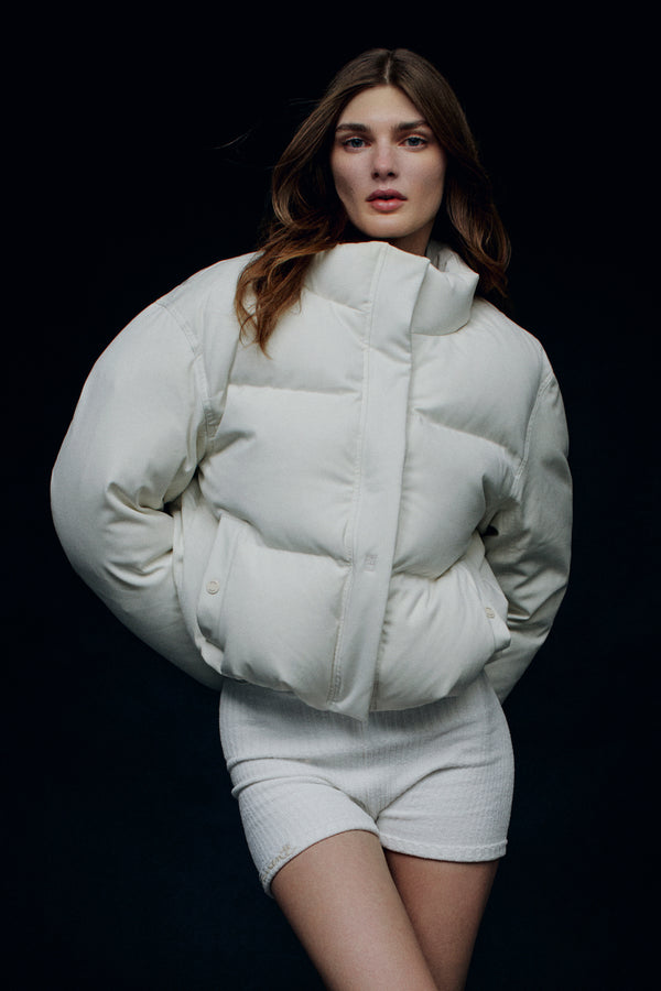 Enavant DOWN PUFFER JACKET in the color Ivory