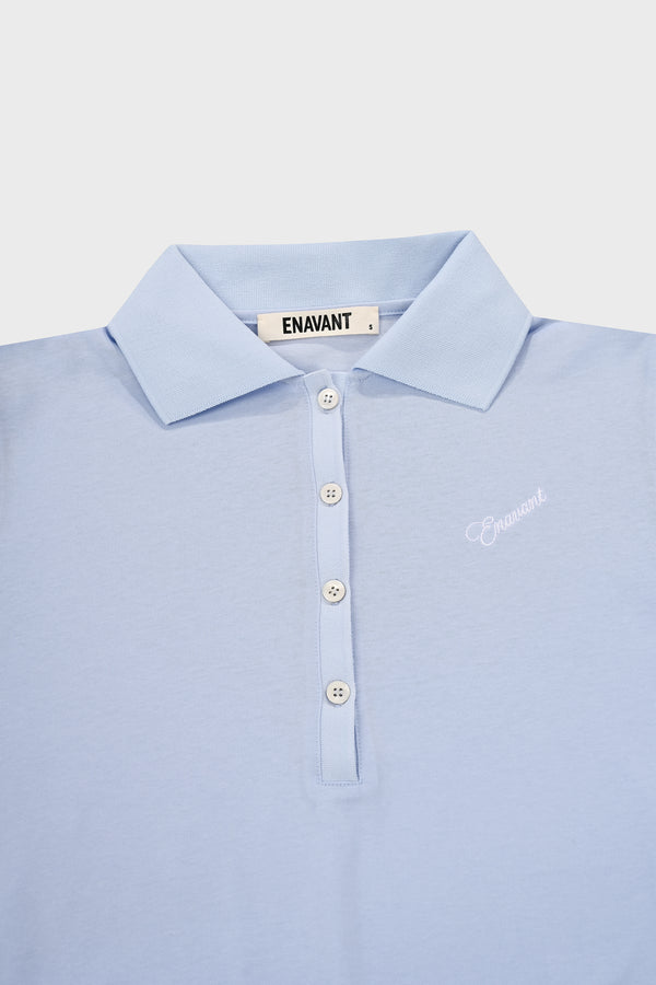 Enavant EMMA POLO TOP in the color BabyBlue