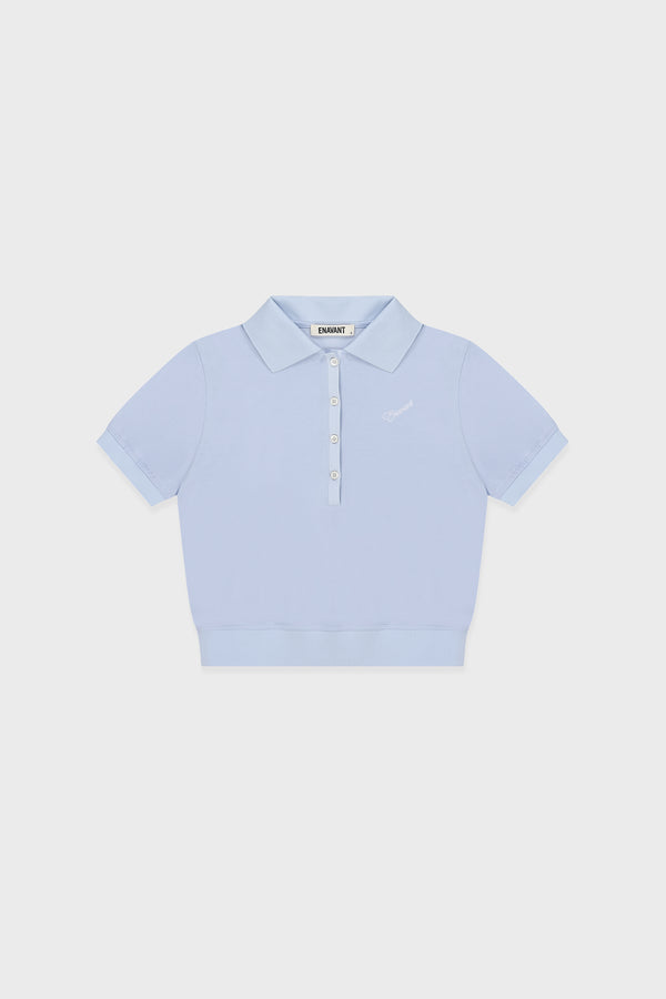 Enavant EMMA POLO TOP in the color BabyBlue