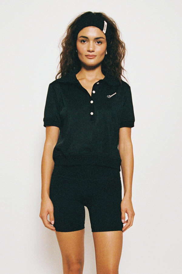 Enavant EMMA POLO TOP in the color Black