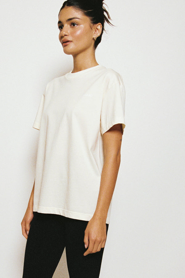 Enavant ENAVANT COTTON T-SHIRT in the color Butter