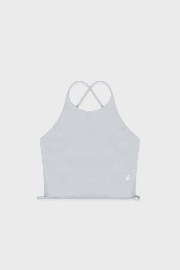 Enavant ADJUSTABLE HALTER BRA TOP in the color Gray