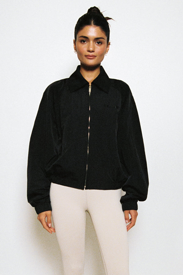 Enavant HARPER NYLON JACKET in the color Black