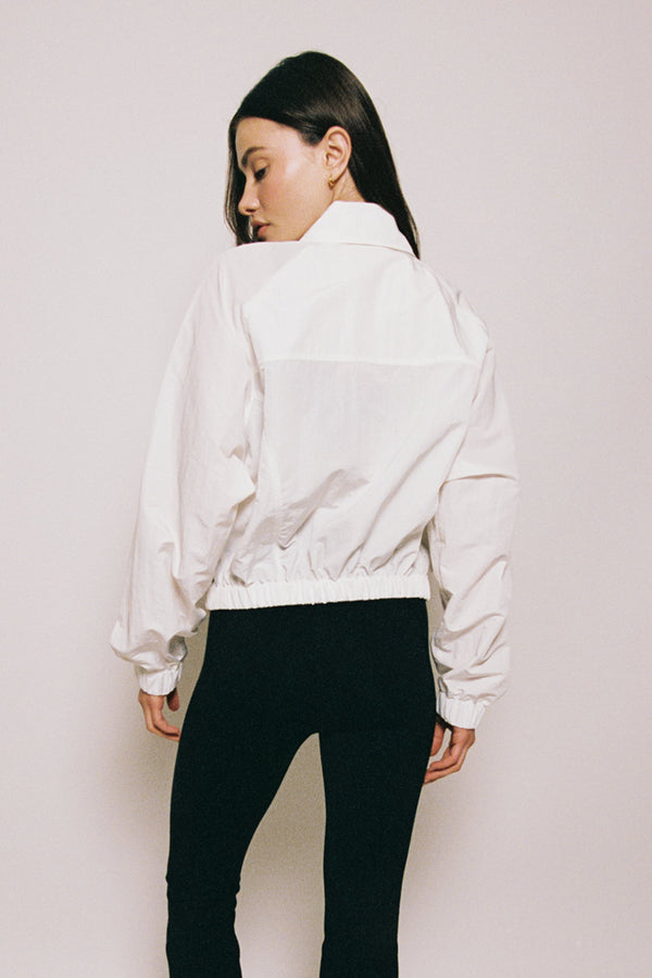 Enavant HARPER NYLON JACKET in the color Ivory