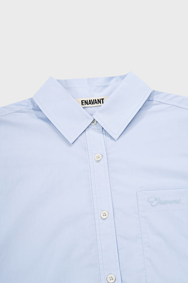 Enavant IVY COTTON SHIRT in the color IceBlue