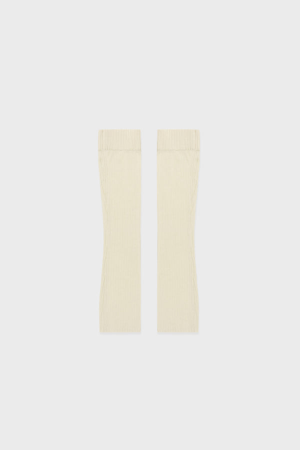 Enavant KNEE-HIGH LEG WARMER in the color Ivory