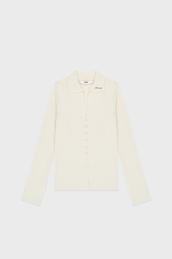 Enavant KNIT CARDIGAN in the color Ivory