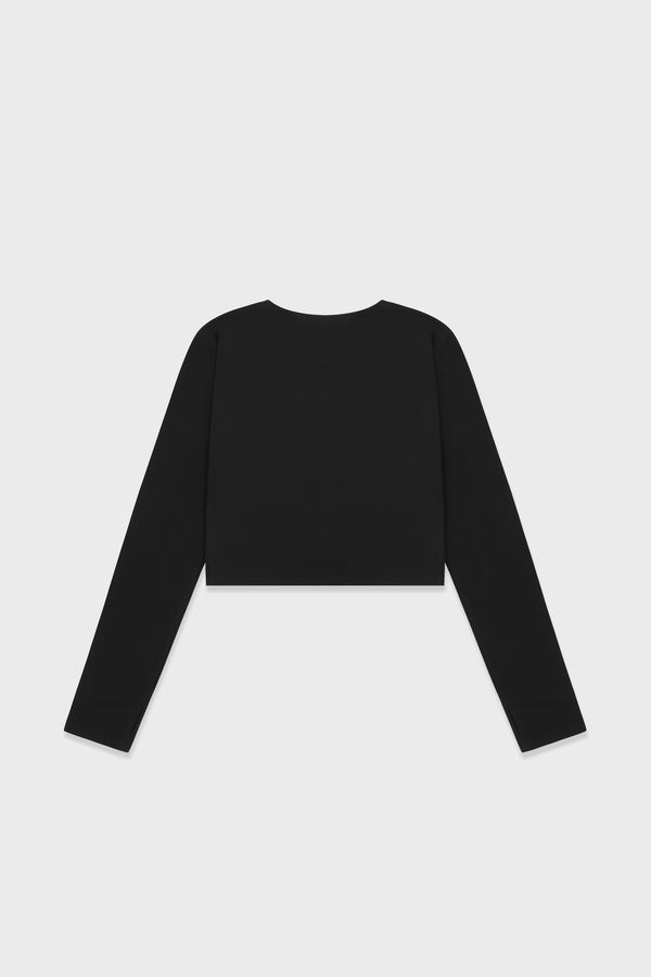 Enavant LIZ LIGHTWEIGHT CARDIGAN in the color Black