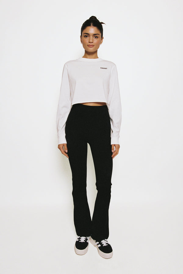 Enavant LEILA FLARE PANT in the color Black