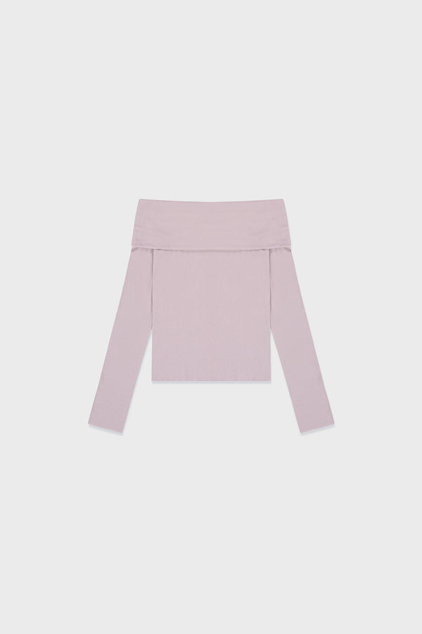 Enavant OFF-SHOULDER TOP in the color Pink