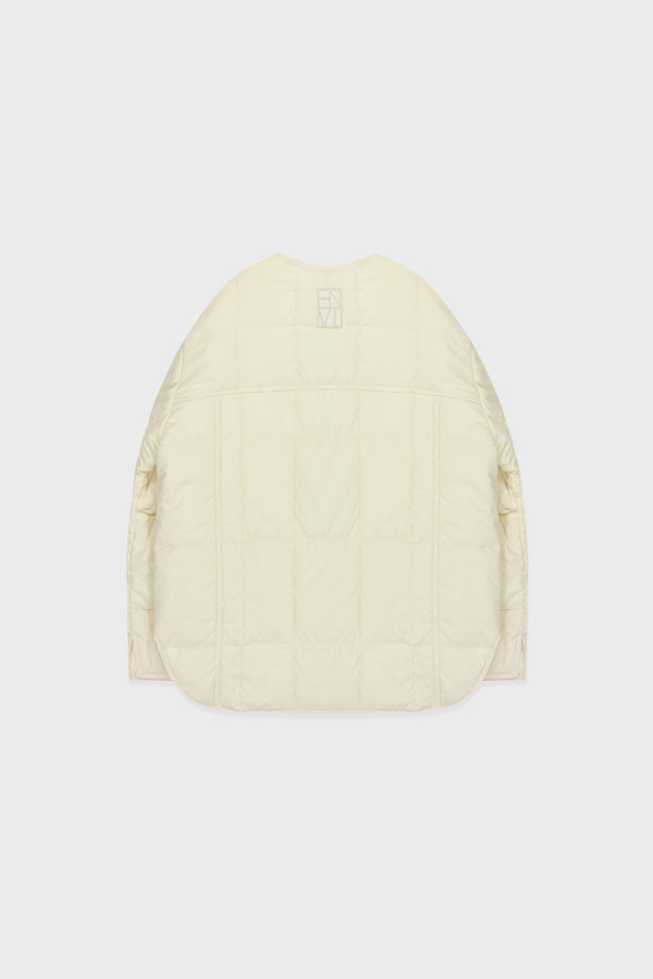 Enavant OVERSIZED LIGHT PADDED JACKET in the color Ivory