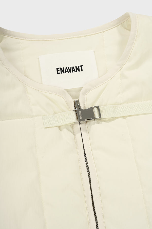 Enavant OVERSIZED LIGHT PADDED JACKET in the color Ivory