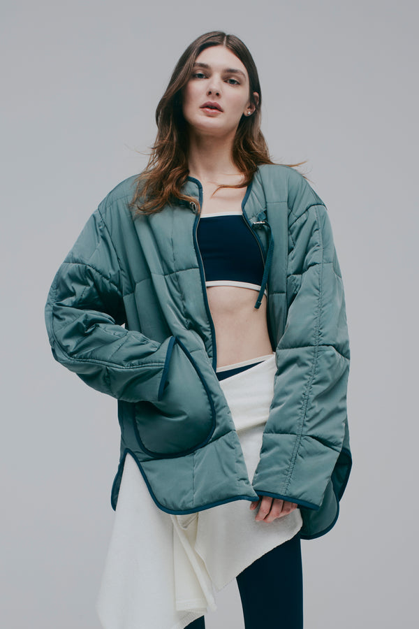 Enavant OVERSIZED LIGHT PADDED JACKET in the color Khaki