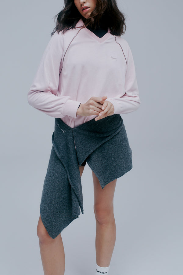 Enavant OVERSIZED TERRY TRACK TOP in the color Pink