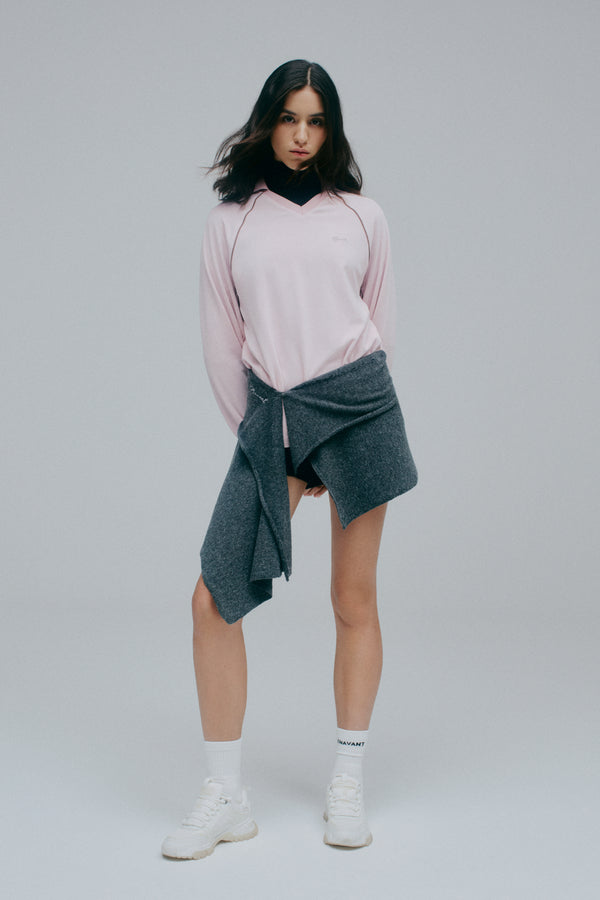 Enavant OVERSIZED TERRY TRACK TOP in the color Pink