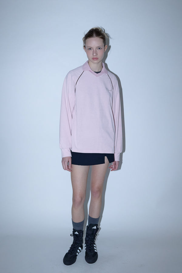 Enavant OVERSIZED TERRY TRACK TOP in the color Pink