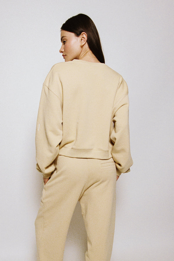 Enavant PEYTON SWEATSHIRT in the color Butter