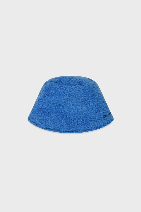 Enavant REVERSIBLE FLEECE BUCKET HAT in the color Blue-Navy