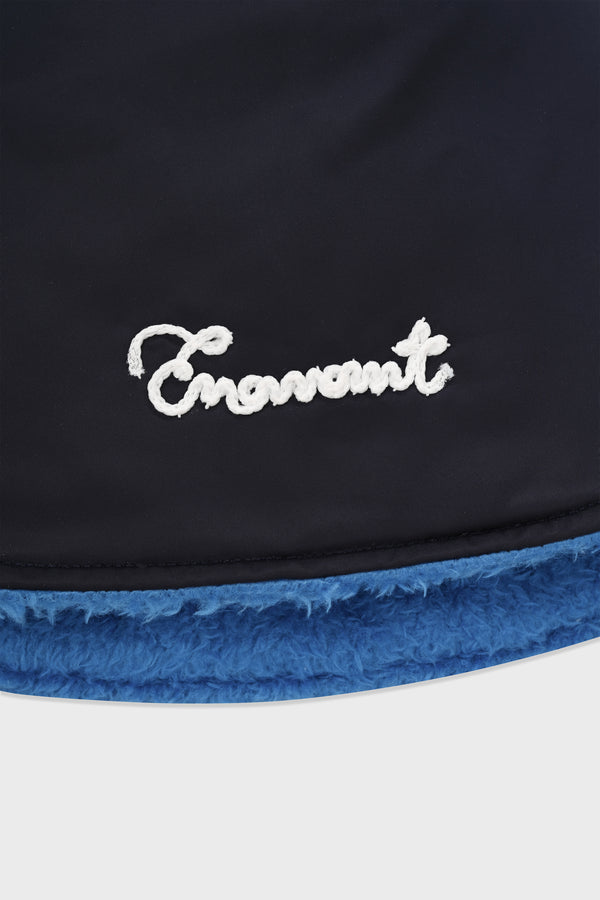 Enavant REVERSIBLE FLEECE BUCKET HAT in the color Blue-Navy