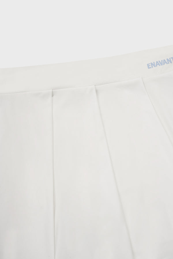 Enavant RITZ PLEATED SKORT in the color White