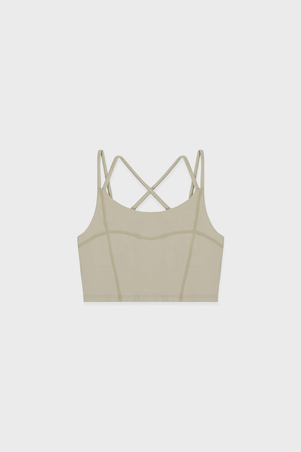 Enavant SIENNA STRAP BRA TOP in the color Beige